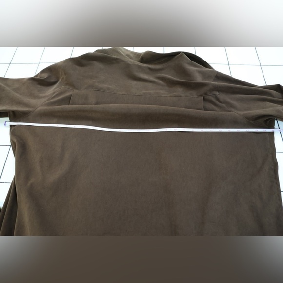 vintage button down shacket shirt/dress - Picture 6 of 7